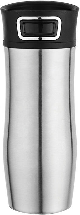 Termoska ASOBU Press Caffe 0,42 l, stříbrná