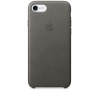 Apple Leather case pro iPhone 7, Storm Gray (mmy12zm/a)