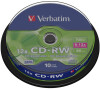 VERBATIM CD-RW80 700MB/ 8-12x/ 80 min/ 10pack/ spindle (43480)