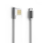 REMAX datový kabel / RC-054m / USB 2.0 typ A samce na USB 2.0 micro-B / 1m / stříbrný (RC-054m silver)