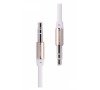 REMAX prodlužovací AUX kabel / 2m / 3,5mm jack samec na 3,5mm jack samec / bílý (L200 white)