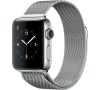 Apple Watch Series 2, 38mm Stainless Steel Case with Silver Milanese Loop