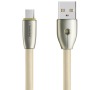 REMAX datový kabel Knight / RC-043m / USB 2.0 typ A samec na USB 2.0 micro-B / 1m / zlatý (RC-043m gold)