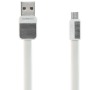 REMAX datový kabel Platinum / RC-044m / USB 2.0 typ A samec na USB 2.0 micro-B / 1m / white (RC-044m white)