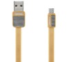 REMAX datový kabel Platinum / RC-044m / USB 2.0 typ A samec na USB 2.0 micro-B / 1m / zlatý (RC-044m gold)