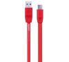 REMAX datový kabel Full speed / USB 2.0 typ A samec na USB 2.0 micro-B / 2m / červený (RC-Full m red)