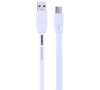 REMAX datový kabel Full speed / USB 2.0 typ A samec na USB 2.0 micro-B / 2m / bílý (RC-Full m white)