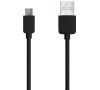 REMAX datový kabel Light / USB 2.0 typ A samec na USB 2.0 micro-B / 1m / černý (RC-light m black)