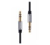REMAX prodlužovací AUX kabel / 1m / 3,5mm jack samec na 3,5mm jack samec / černý (L100 black)