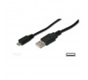 Kabel Digitus USB USB A samec na USB micro B samec, 2x stíněný, 5m
