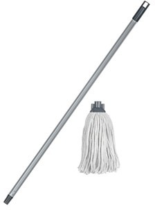 Mop bavlna 160 g s tyčí 120 cm, hrubý závit