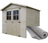 Dřevěný domek SOLID EVA 229 x 194 cm (P851) set LG1590