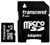 Transcend 4GB microSDHC (Class 6) paměťová karta (s adaptérem)