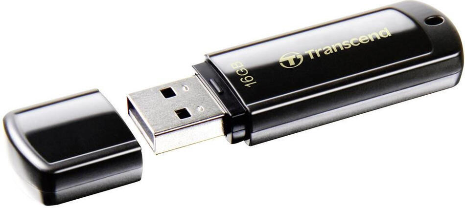 Transcend 16GB JetFlash 350, USB 2.0 flash disk, černý (TS16GJF350)