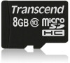 Transcend 8GB microSDHC (Class 10) paměťová karta (bez adaptéru) (TS8GUSDC10)
