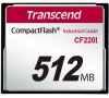 Transcend 512MB INDUSTRIAL TEMP CF220I CF CARD (SLC) Fixed disk and UDMA5 (TS512MCF220I)