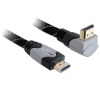 Delock Kabel High Speed HDMI with Ethernet – HDMI A samec > HDMI A samec pravoúhlý 2 m (82994)