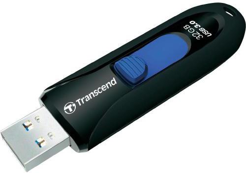Transcend 32GB JetFlash 790K, USB 3.0 (3.1 Gen 1) flash disk, černo/modrý (TS32GJF790K)