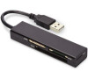 Čtečka karet Ednet USB 2.0, černá (85241)