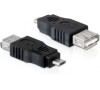 Delock Adapter USB micro-B samec > USB 2.0-A samice OTG (65325)