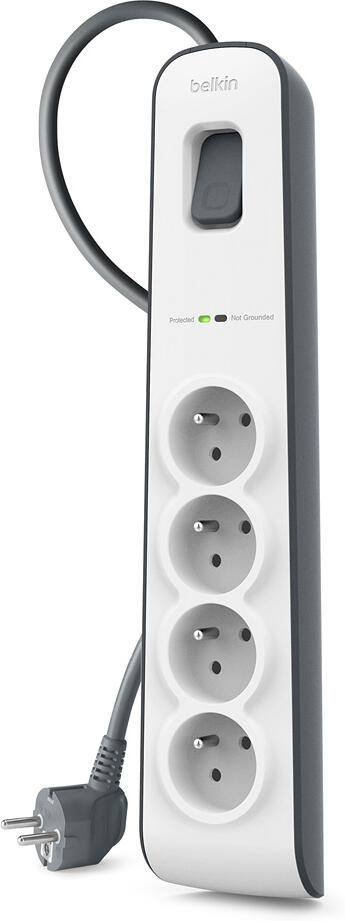 Belkin přepěťová ochrana BSV400 - 4-zásuvka, 2m (BSV400ca2M)
