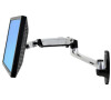 ERGOTRON LX Wall Mount Arm, Polished Aluminum - nstnn drk, max. 34" LCD (45-243-026)