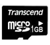 Transcend 1GB microSD paměťová karta (bez adaptéru)  (TS1GUSDC)