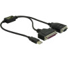 DeLock Konvertor USB sériový+paralelní (61516)