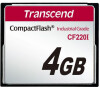 Transcend 4GB INDUSTRIAL TEMP CF220I CF CARD (SLC) Fixed disk and UDMA5 (TS4GCF220I)