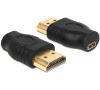 Delock adaptér HDMI micro D samice > HDMI A samec (65507)