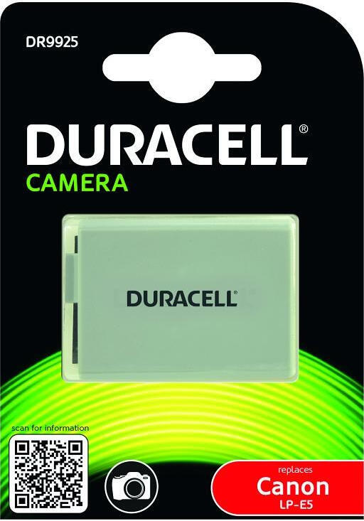 DURACELL Baterie - DR9925 pro Canon LP-E5, šedá, 1020 mAh, 7.4V