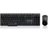 RAPOO set klávesnice a myš 1830 USB, optická, bezdrátová, černá, CZ