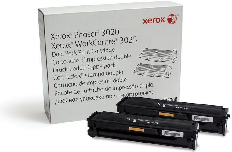 Xerox original toner 106R03048 pro Phaser 3020/3025/ 2x 1500s, černý