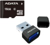 ADATA 16GB microSDHC/ CL4 + USB čtečka (AUSDH16GCL4-RM3BKBL)