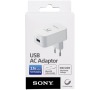 Sony CP-AD2 nabíječka 1xUSB, 2.1A, kabel USB A-B, bílá