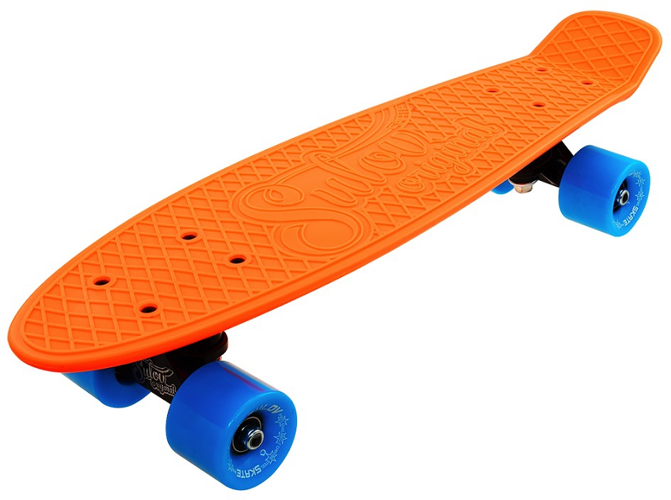 Penny board 22" SULOV® NEON SPEEDWAY oranžovo-modrý