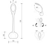 Panlux PIKTOGRAM šipka dolů,  297 x 105mm