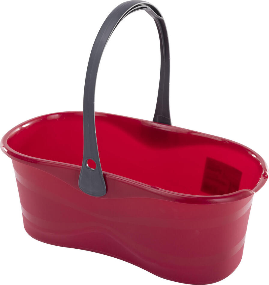 Vědro Lamart LT8038 PUSH 13 l, červené