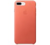 Apple Leather Case pro iPhone 7 Plus - Geranium (mq5h2zm/a)