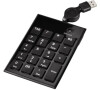 HAMA numerická klávesnice SK140 Slimline/ USB/ černá (50448)
