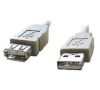 Kabel USB A-A 3m 2.0 prodlužovací