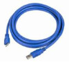 Kabel USB A-B micro 3m 3.0, modrý (CCP-mUSB3-AMBM-10)