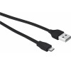 TRUST Flat Micro-USB Cable 20cm - black
