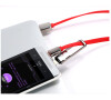 Datový kabel 2v1 , Micro USB - lightning konektor,červený (AA-1088)