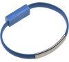 Datový kabel BRACELET microUSB nabíjecí blue (BRAMUDAKABE)