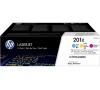 HP originln sada toner 201X, CMY (CF253XM)