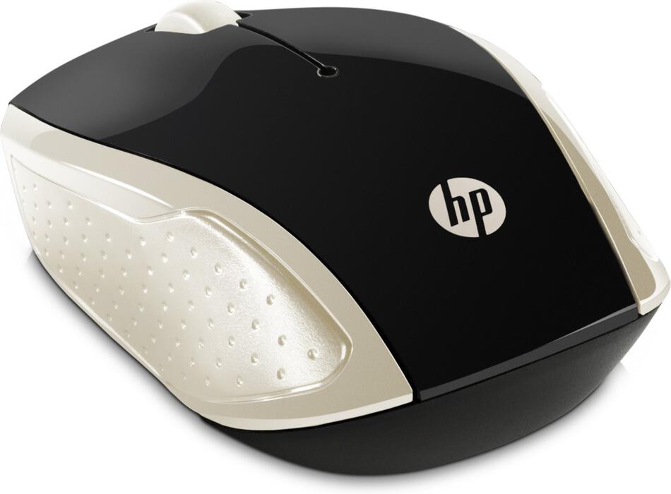 PC myš HP 200 Wireless Silk Gold