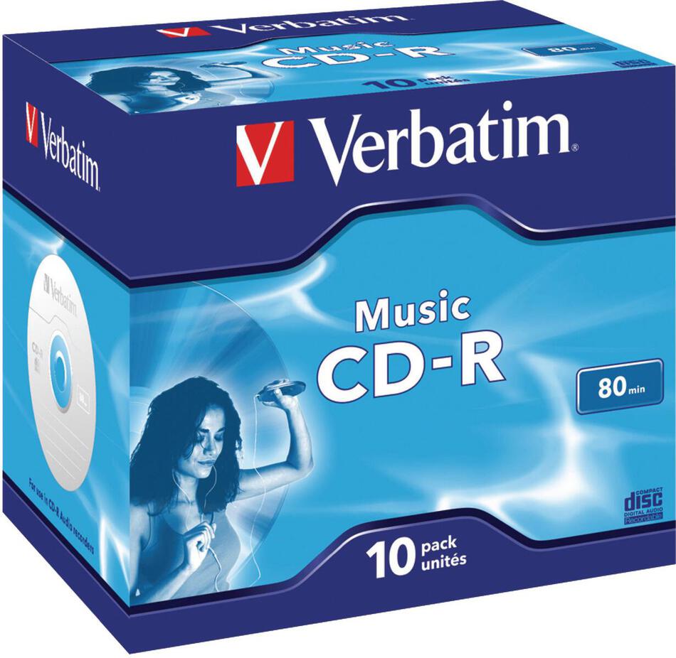 Disk Verbatim CD-R 700MB/80 min. AUDIO LIVE IT!, 10ks