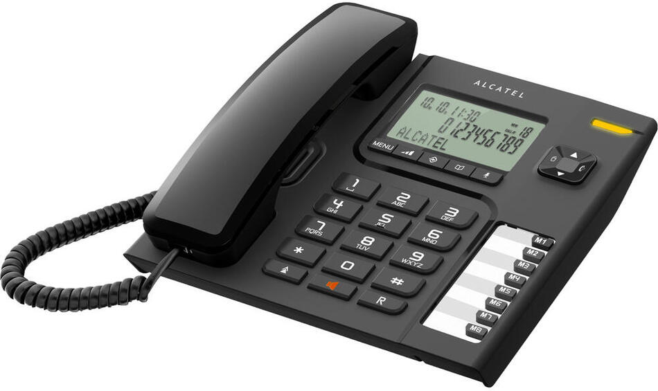 Pevná linka ALCATEL Temporis 76 CID/LCD, černá