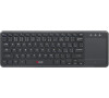 Klávesnice C-TECH WLTK-01, bezdrátová klávesnice s touchpadem, černá, USB